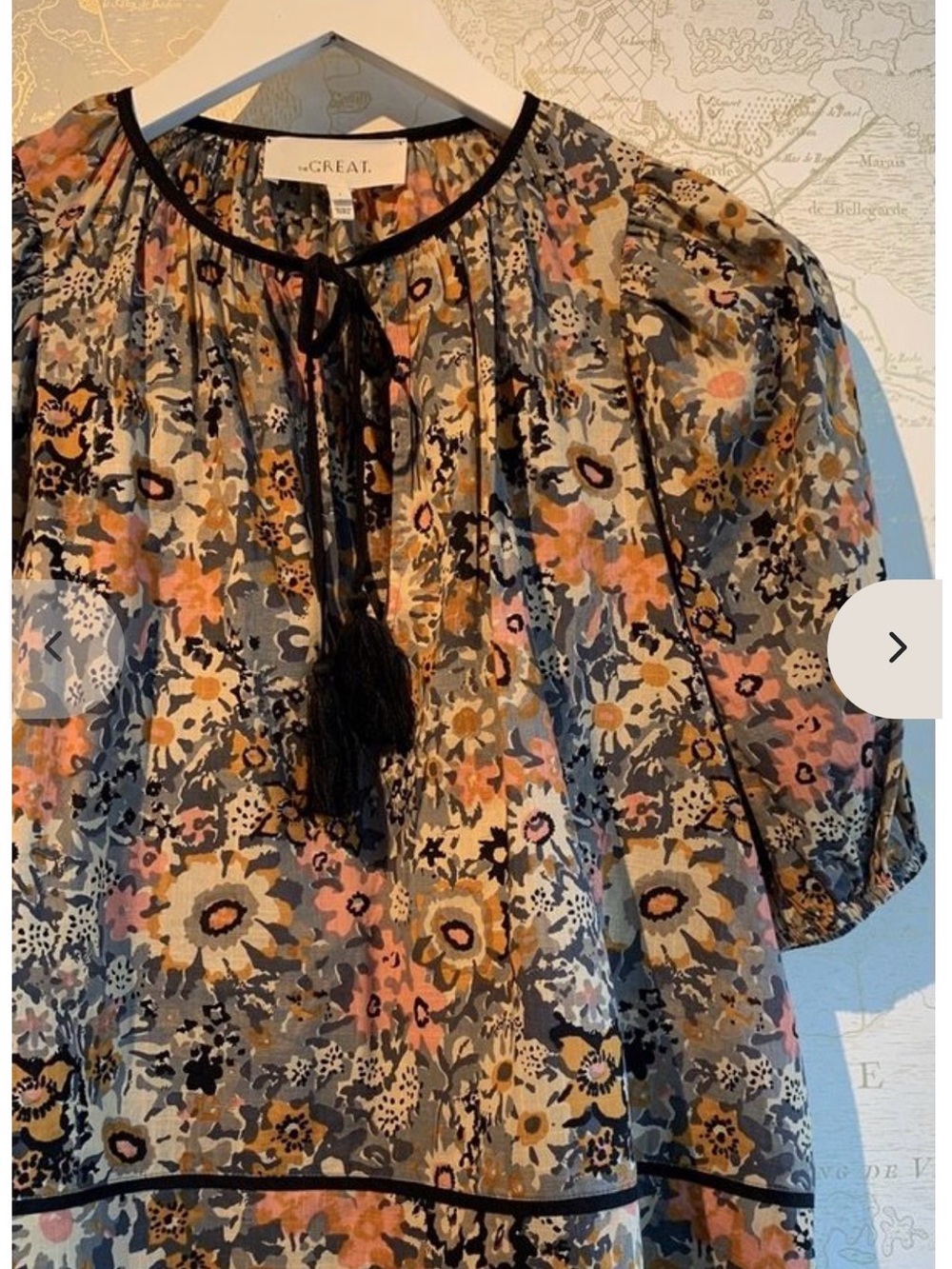 The Great Floral Puff-Sleeve Peasant Blouse - Picture 7 of 8